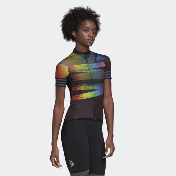 adidas Tops | Adidas Adistar Rainbow Pride Cycling Jersey | Poshmark